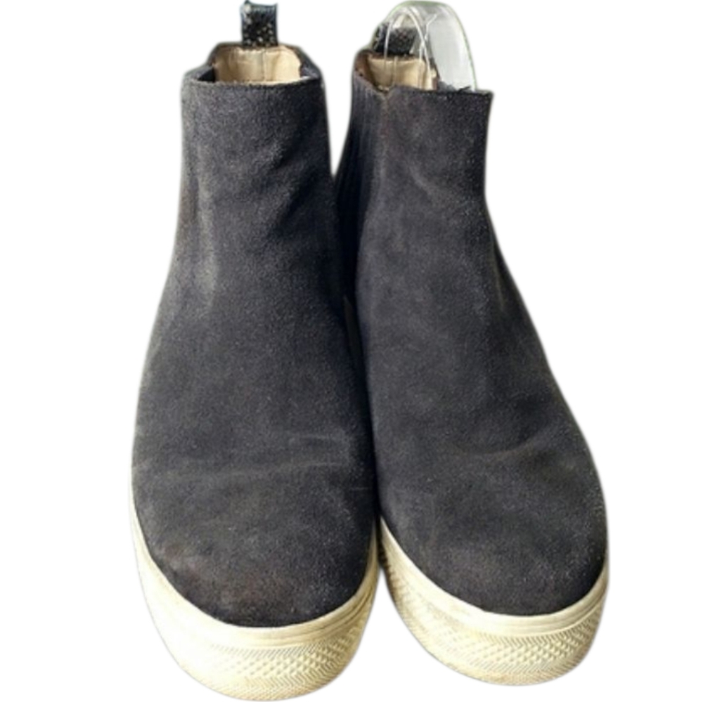 Dolce Vita Casual Wylee Hidden Wedge Leather Pull-on Chelsea Suede Boot Size 8